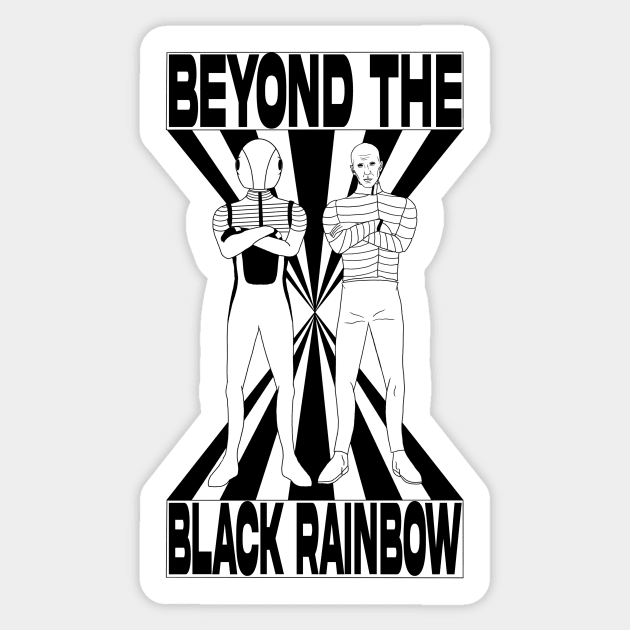 "Beyond the Black Rainbow" Sticker by motelgemini